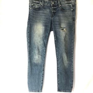 Gap 1969 Distressed Skinny Jeans